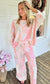 Pink Polly Patchwork Print Pullover