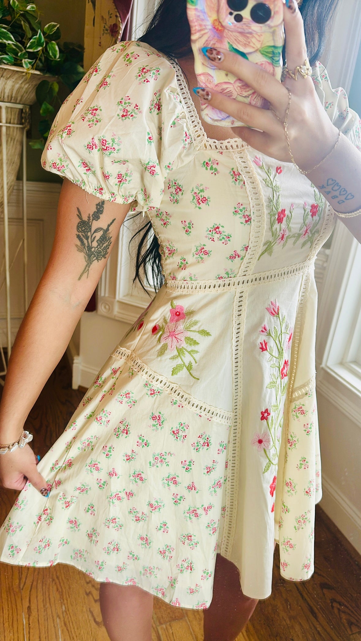 Garden Grace Mini Dress
