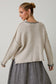 Boat Neck Long Sleeve Sweater