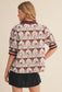 Burgundy Belle Blouse