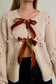 Velvet Tie Cardigan