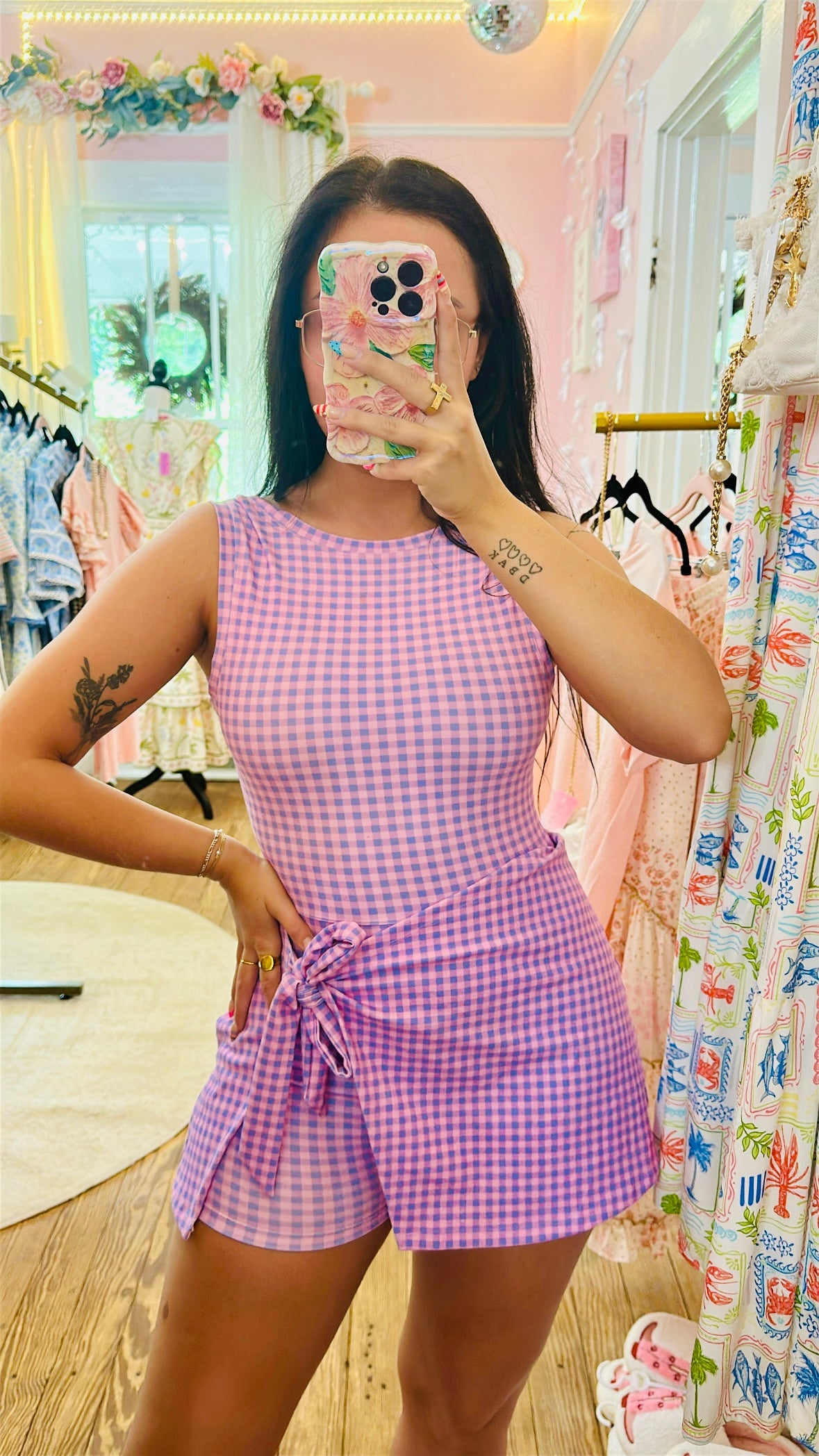 Sporty Gingham Dress