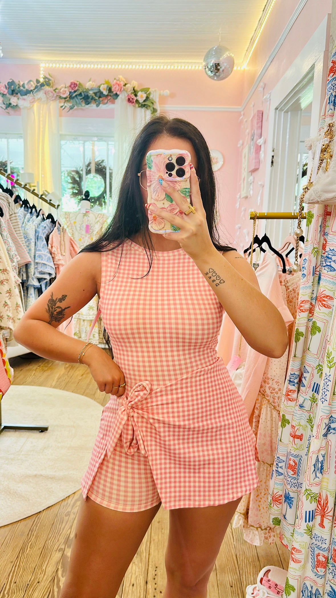 Sporty Gingham Dress