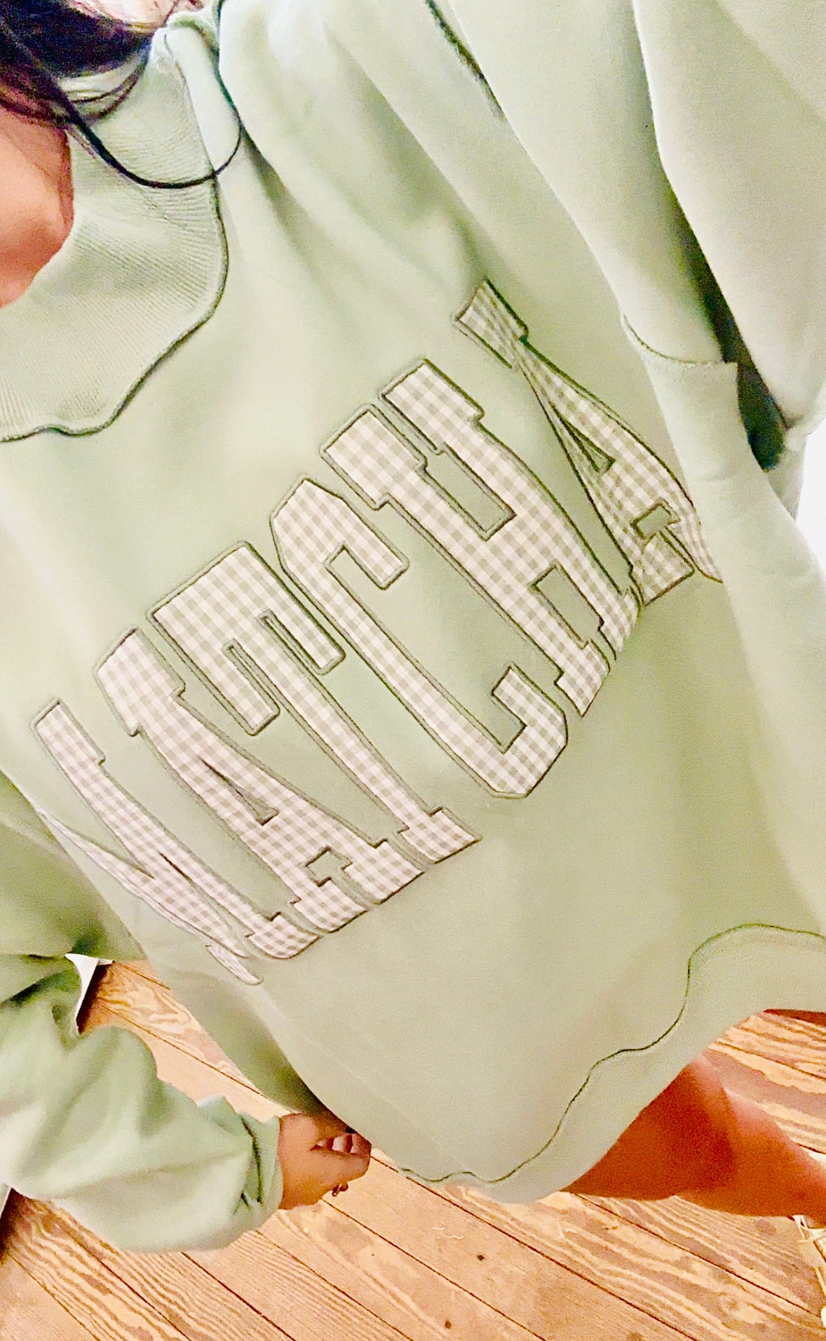 Matcha Mock Neck Sweatshirt