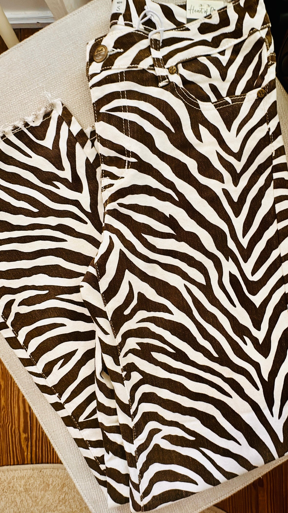 Brown Safari Denim Pants