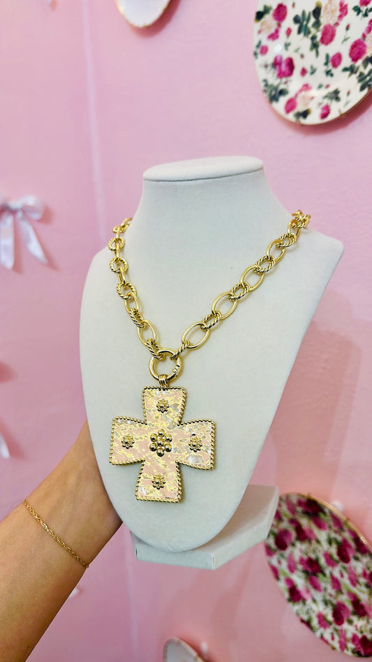 Cross Statement Necklace