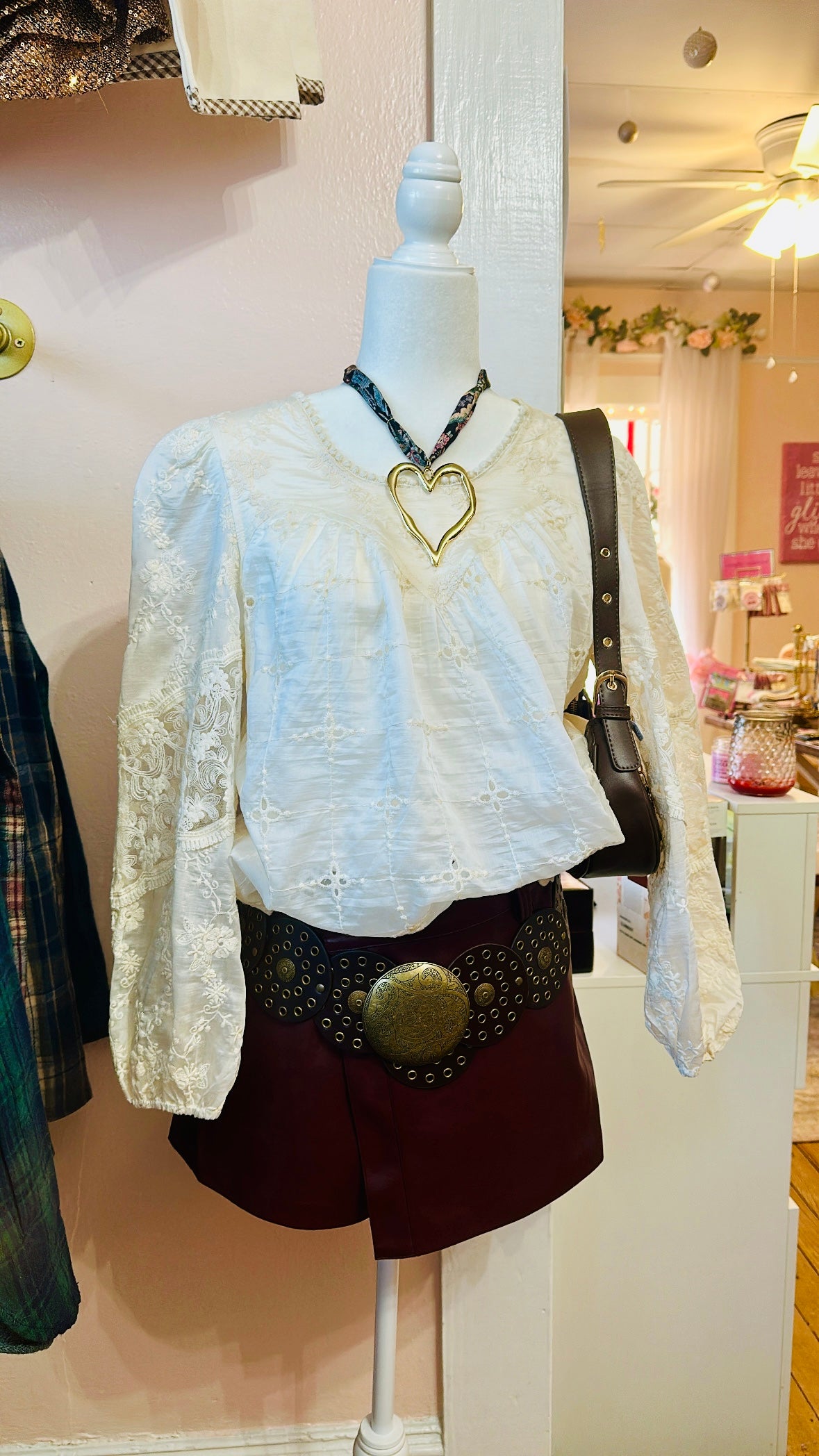 Metallic Western Wide Belt