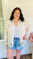 PLUS- Softly Styled Lace Button Up