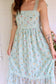 Mint Bouquet Midi Dress