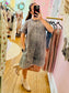 Washed Black Denim Dress