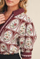 Burgundy Belle Blouse