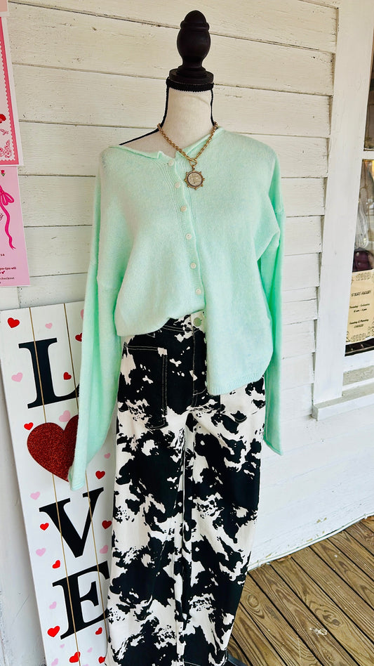 Marlin Cow Print Pants