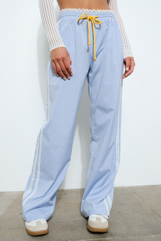 Striped Athletic Pants