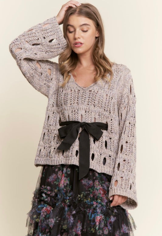 For the Love of Bows Sweater