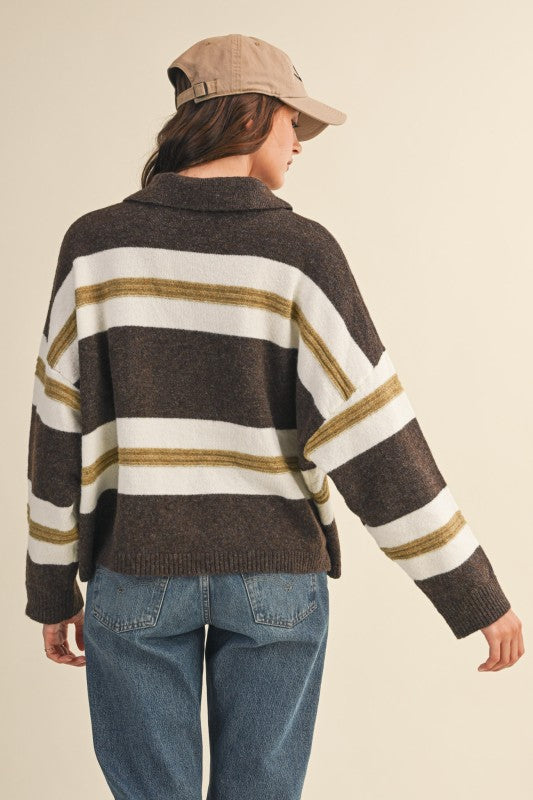 Striped Rugby Sweater