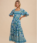 Border Print Dress