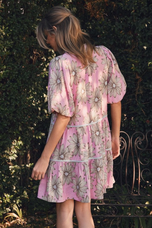 Peony Garden Party Mini Dress