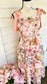 Crochet Lace Floral Maxi Dress