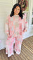 Pink Polly Patchwork Print Pullover