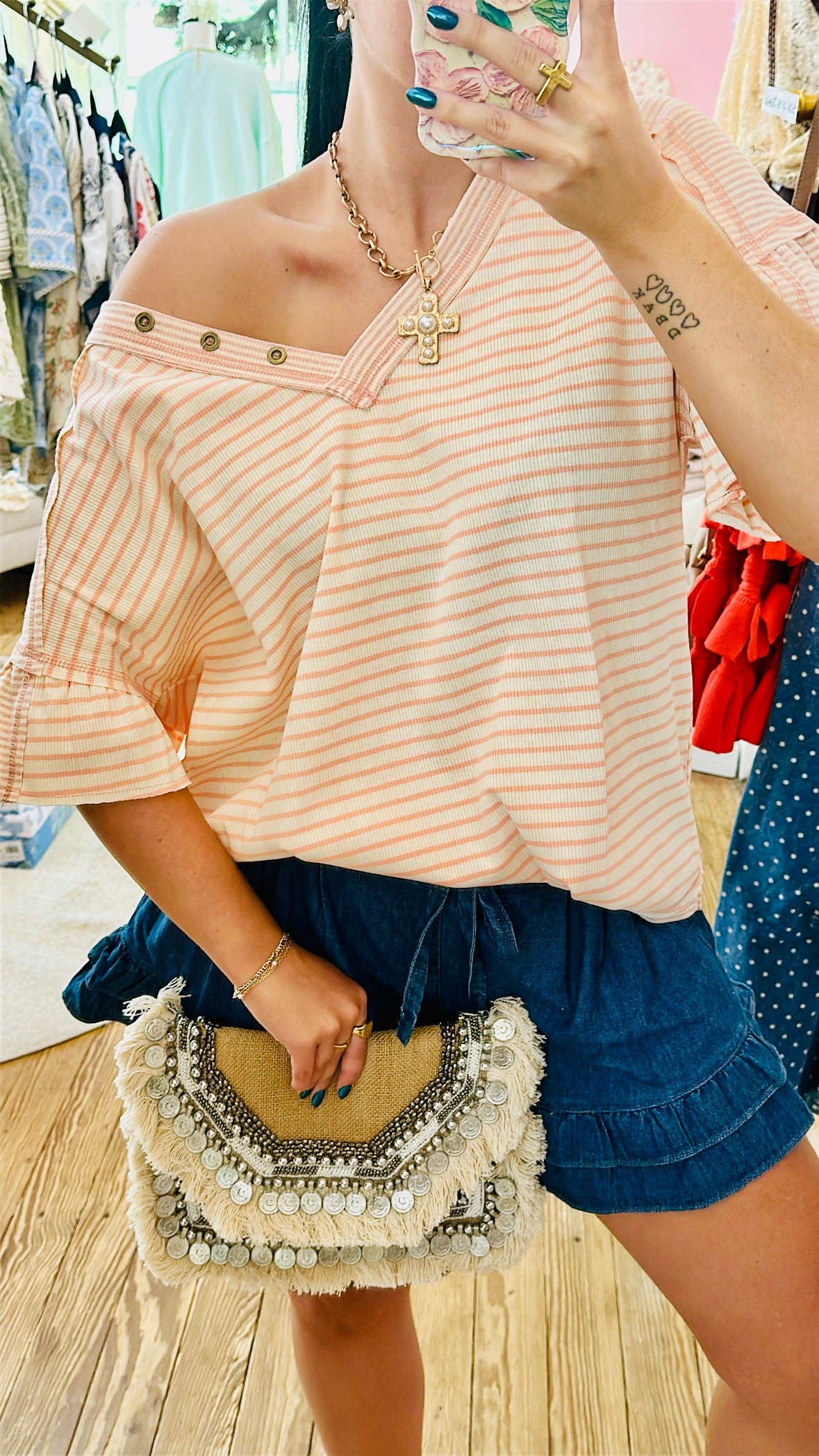 The Hadley Flutter Sleeve Top