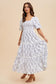 Cotton Floral Maxi Dress