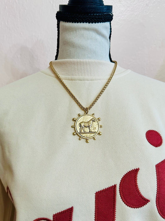 Horse Pendant Necklace