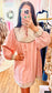 Rose Pink Stripe Mini Dress