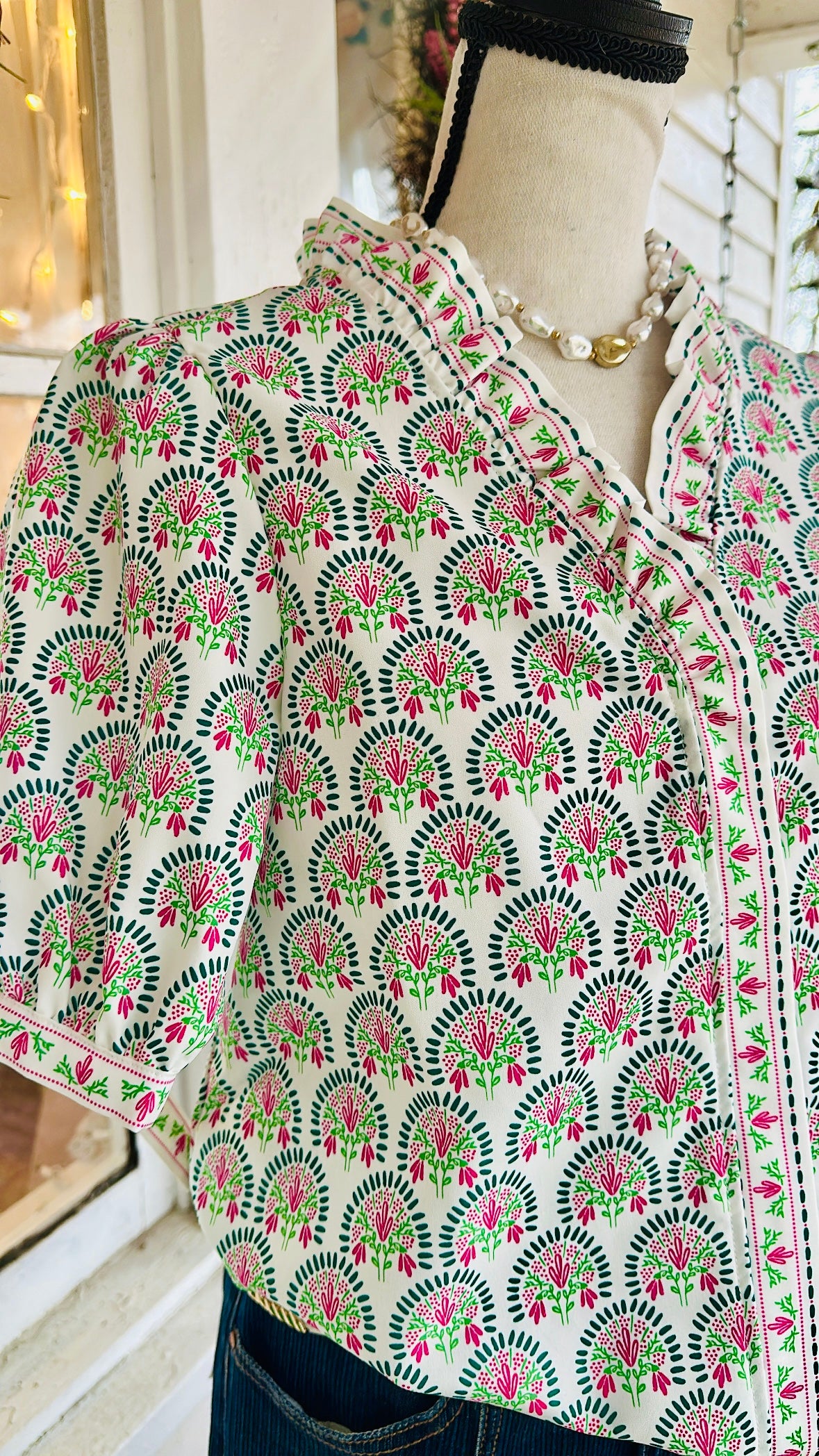 Mary Square Brynn Sunshower Top