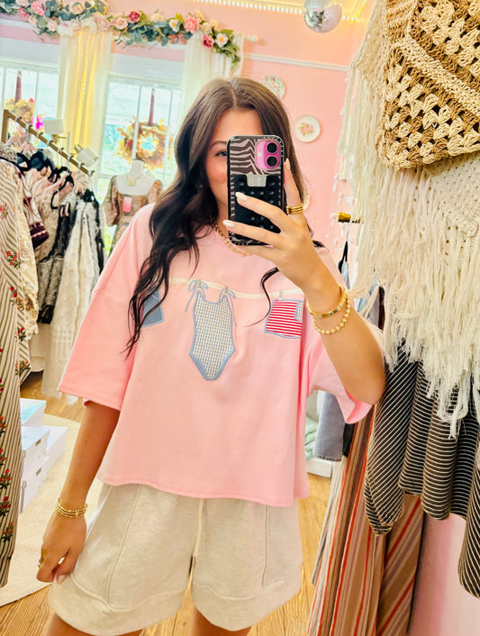 Americana Graphic Detail Top