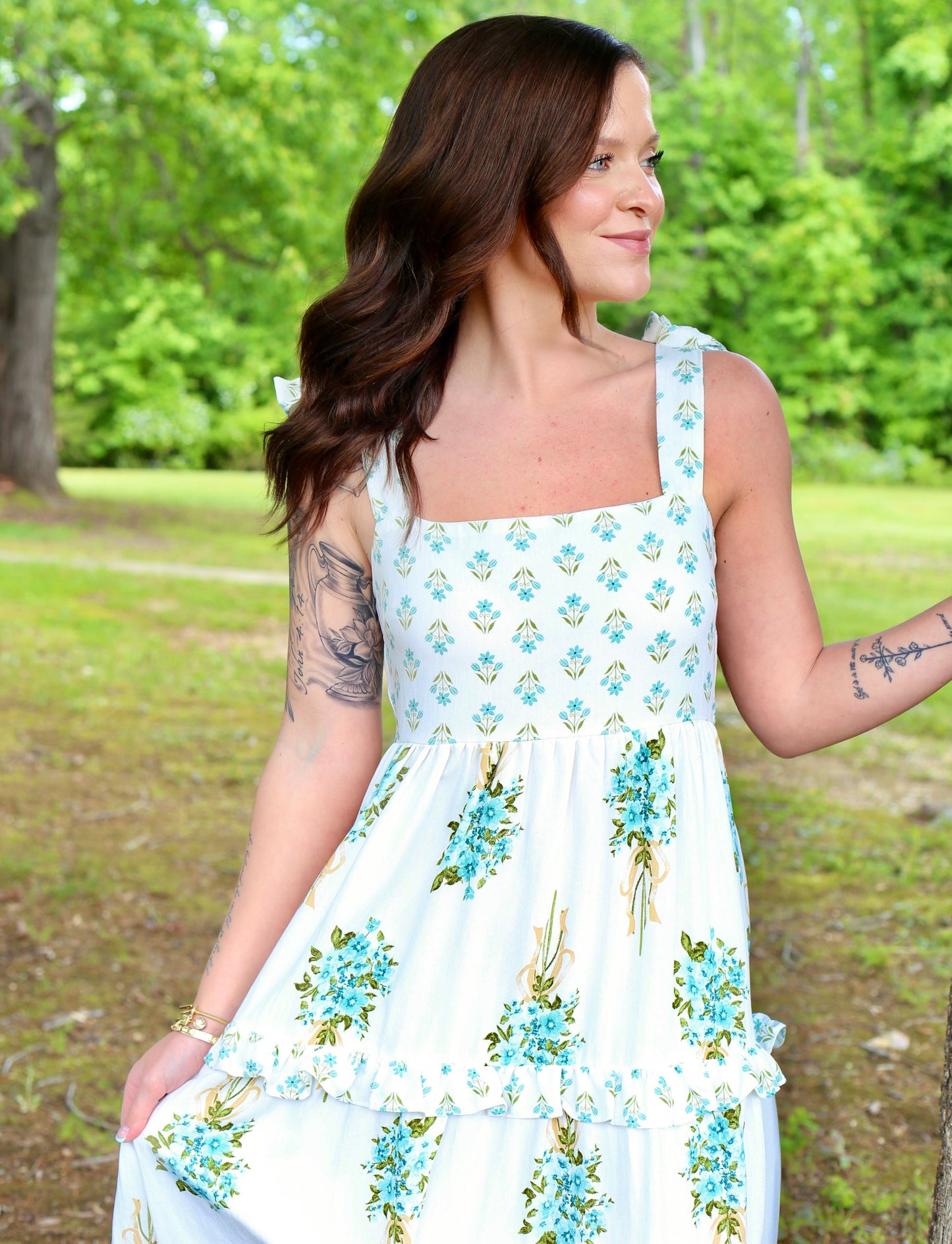 Empire Tiered Dress