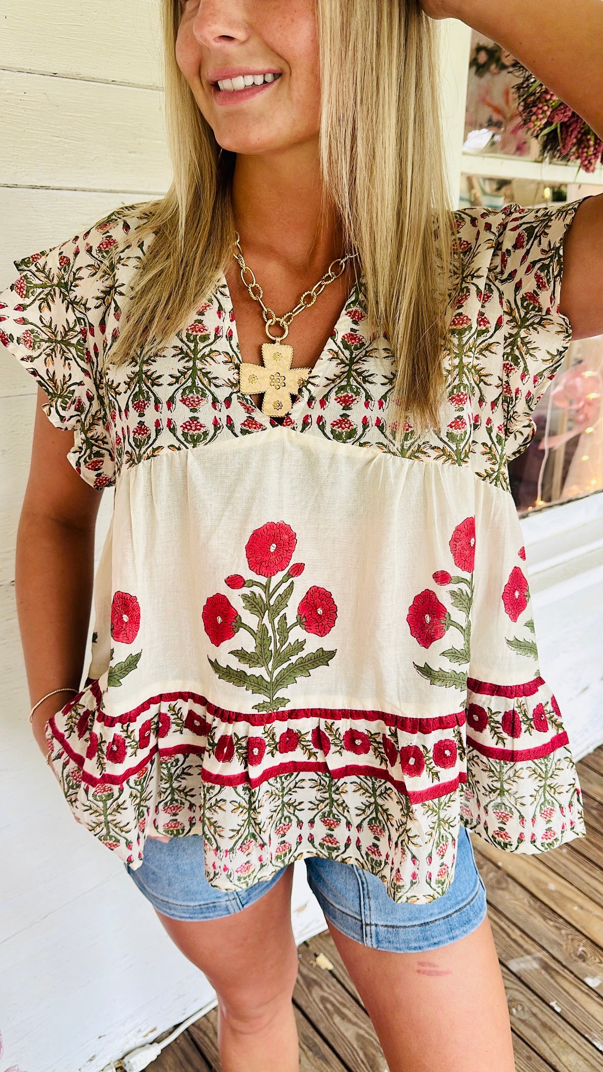 Tiered Babydoll Top