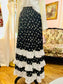 Dark Navy Floral Maxi Skirt