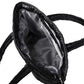 Black Puffer Tote Bag