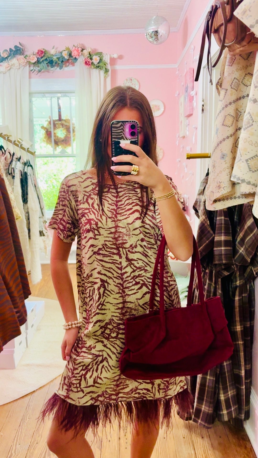 Party Print Mini Dress