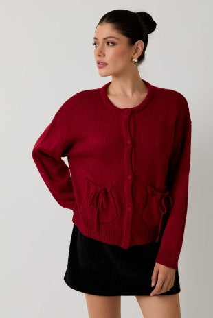 Ready in Red Cardigan