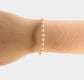 Beaded Blondes- Gold Luci Pearl Bracelet