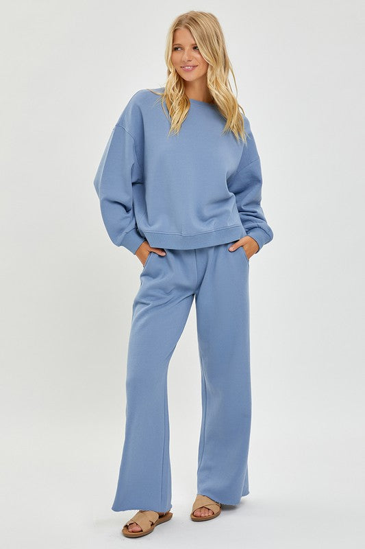 RISEN Oversized Step Hem Sweatshirt