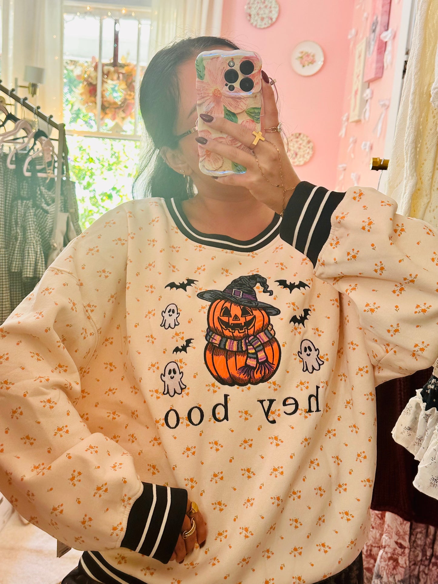 “Hey Boo” Simply Southern Sweatshirt