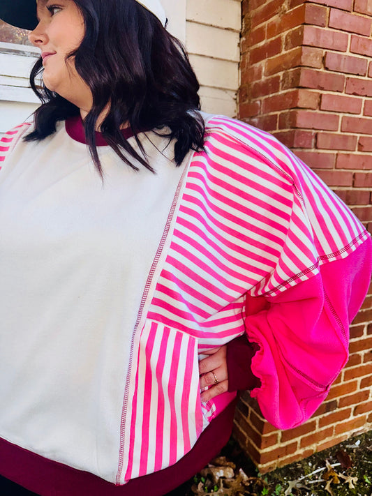 PLUS-Polar Fleece Sweatshirt