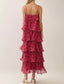 Spotted in Bordeaux Maxi Dress