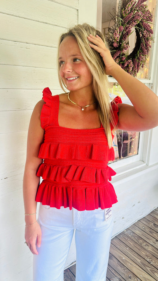 Hot Kiss Sleeveless Top