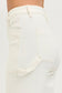 Risen Turn Up Cream Jeans