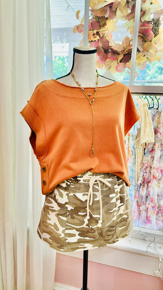 Utility Twill Skort