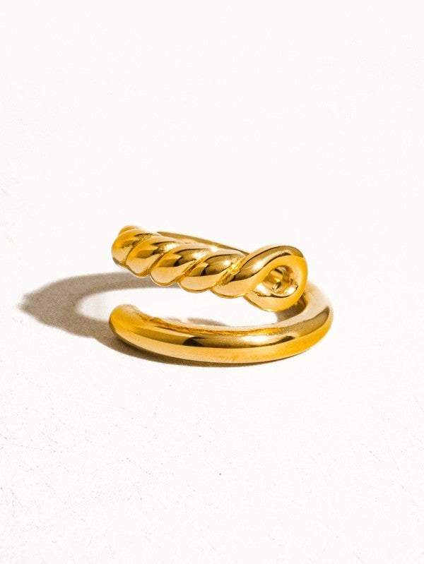 Gold Braided Ring