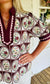 Burgundy Belle Blouse