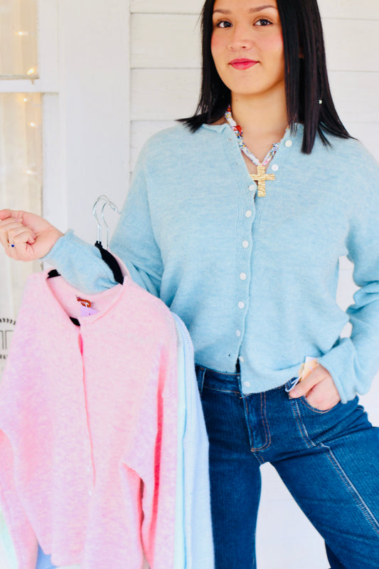 Essential Button Down Cardigan