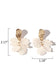 Crack Temperament Flower Earrings