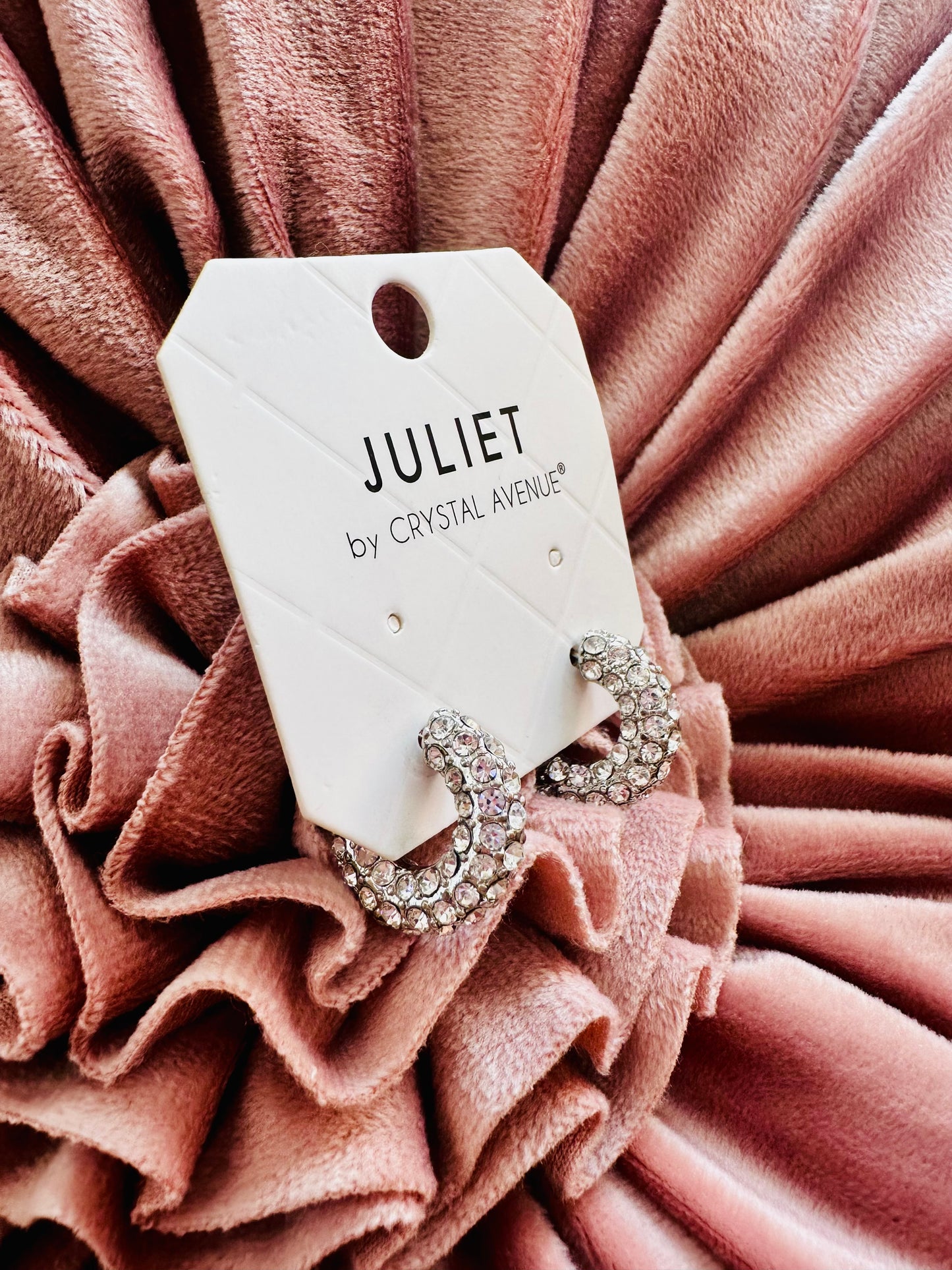 Dainty Crystal Hoops