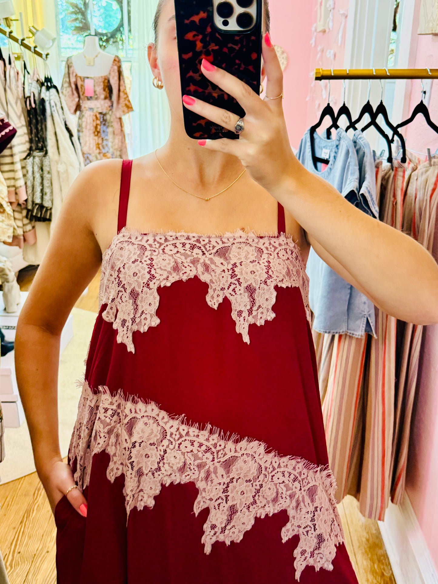 Dipped in Romance Maxi Dress