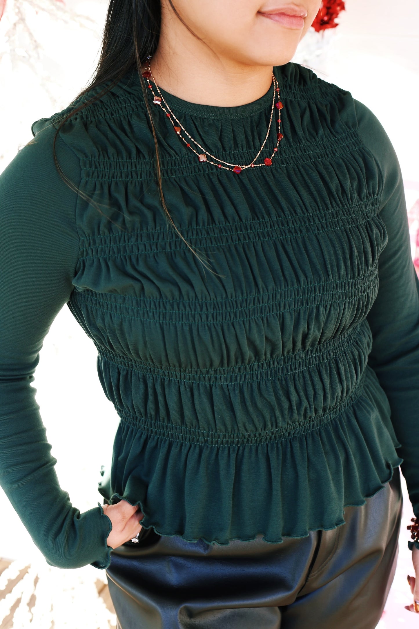 Merry Round Neck Top